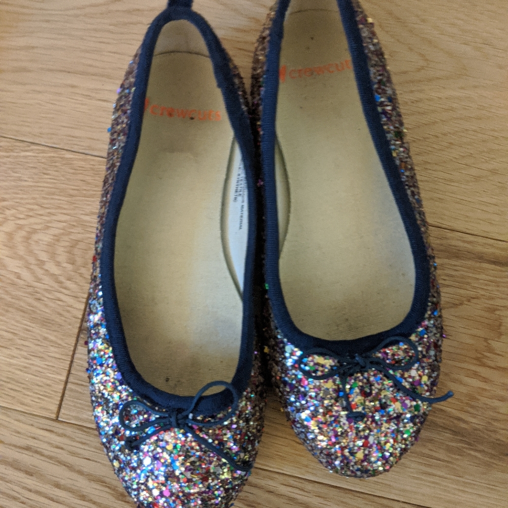 J Crew Sparkle Glitter Shoes